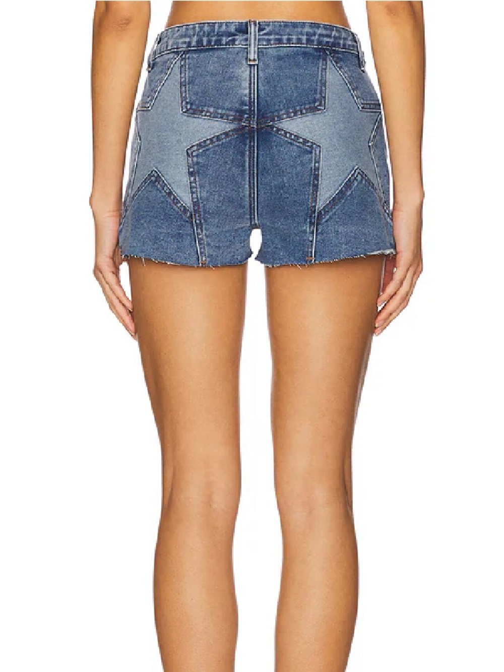 Superdown Oralie Denim High Waisted Shorts